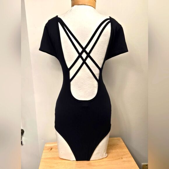 eye candy Tops - NWOT Eye Candy Black Bodysuit